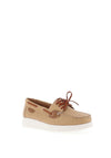 REDZ Loafer Style Deck Shoe, Beige
