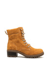 Redz Faux Nubuck Chunky Laced Ankle Boot, Camel