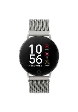 Reflex Active Series 5 Milanese Smart Watch, Silver