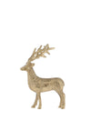 Kaemingk Aluminium Deer Ornament, Gold