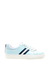 Rant & Rave Vicky Canvas Stripe Trainers, Blue