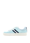 Rant & Rave Vicky Canvas Stripe Trainers, Blue