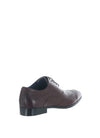 Remus Uomo Embossed Leather Brogue Shoes, Oxblood