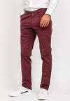 Remus Uomo Elio Slim Jeans, Burgundy
