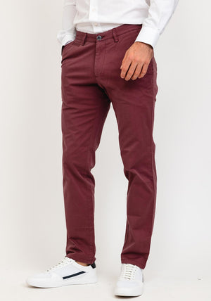 Remus Uomo Elio Slim Jeans, Burgundy