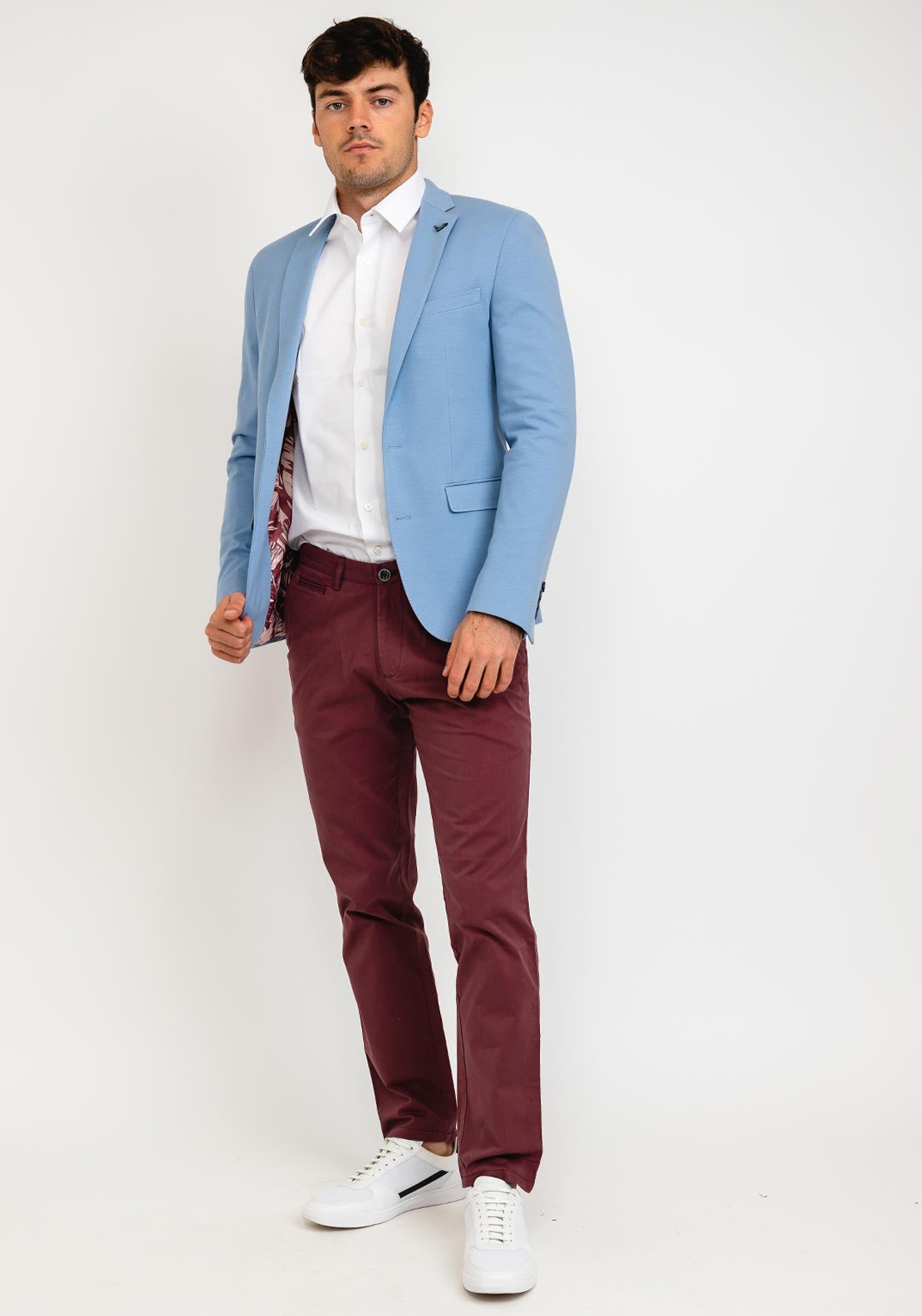 Remus Uomo Novara Slim Suit Jacket, Light Blue