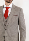 Remus Uomo Pablo Houndstooth Blazer, Brown