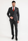 Remus Uomo Pablo Birdseye Blazer, Charcoal