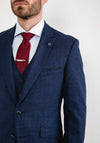 Remus Uomo Palucci Houndstooth Blazer, Navy