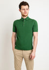 Remus Uomo Slim Fit Knitted Polo Shirt, Green