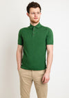 Remus Uomo Slim Fit Knitted Polo Shirt, Green