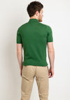 Remus Uomo Slim Fit Knitted Polo Shirt, Green