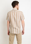 Remus Uomo Parker Striped Shirt, Beige & White