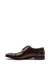 Remus Uomo Bonuci Leather Brogue Shoes, Dark Brown