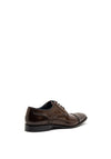 Remus Uomo Bonuci Leather Brogue Shoes, Dark Brown