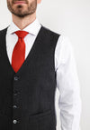 Remus Uomo Palucci Waistcoat, Dark Grey