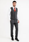 Remus Uomo Pablo Birdseye Waistcoat, Charcoal