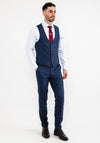 Remus Uomo Palucci Houndstooth Waistcoat, Navy
