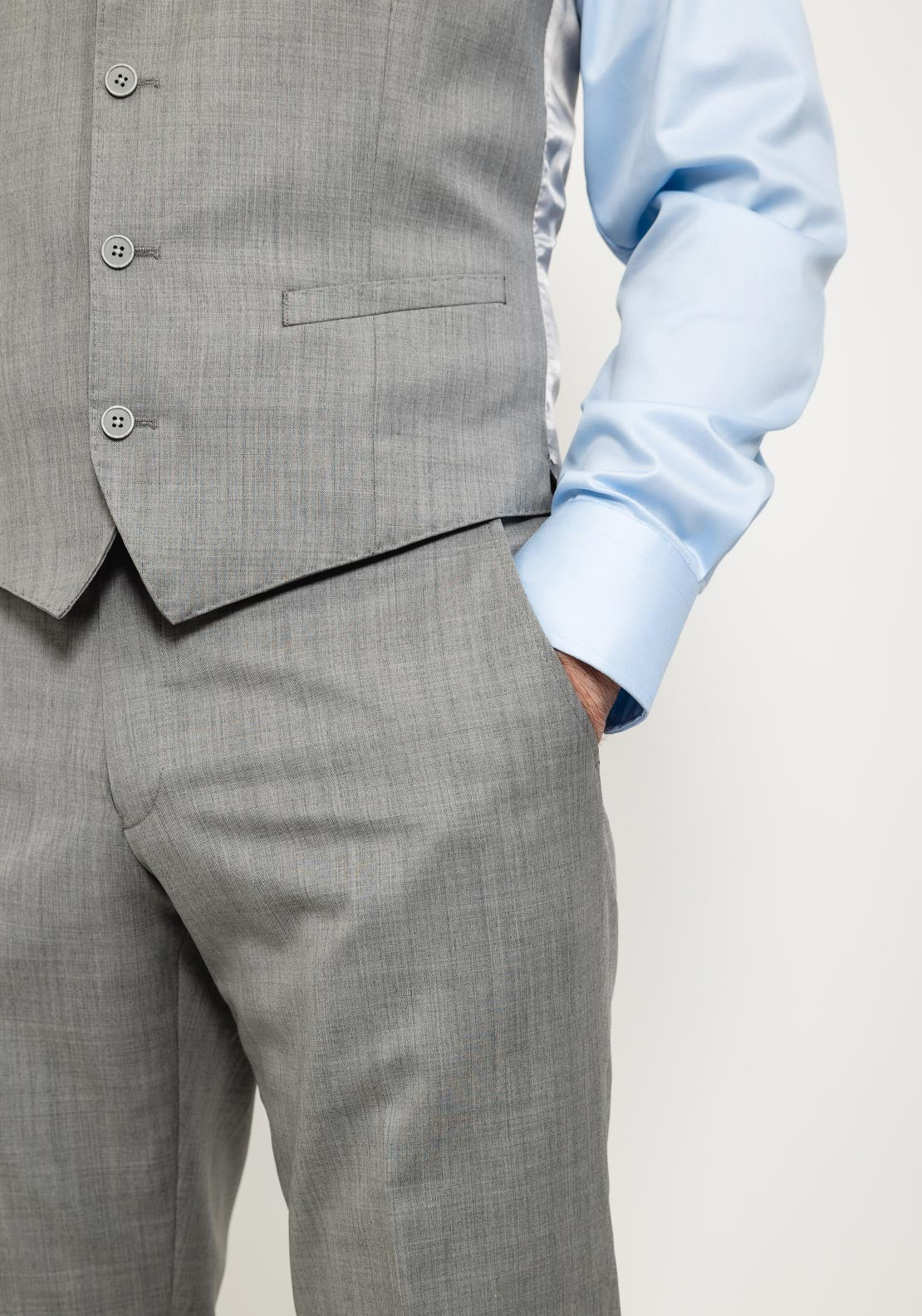 Remus Uomo Pablo Tapered Fit Trousers, Grey