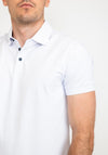 Remus Uomo Jeans Soft Feel Polo Shirt, White