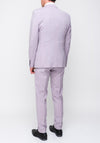 Remus Uomo Lazio Wool Blend Stretch Three Piece Suit, Lilac