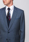 Remus Uomo Palucci Woven Tapered Fit Three Piece Suit, Navy