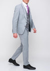 Remus Uomo Mario Slim Three Piece Suit, Pale Grey