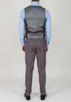 Remus Uomo Dotted Print Mix & Match Trousers, Burgundy
