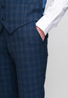 Remus Uomo Palucci Wool Mix & Match Tapered Trousers, Navy