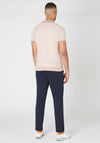 Remus Uomo Slim Fit Fine Knit Polo, Pink