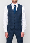 Remus Uomo Palucci Wool Mix & Match Tapered Waistcoat, Navy