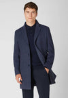 Remus Uomo Quinn Wool Rich Tailored Coat, Navy