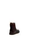 Ricosta Dallas Brogue Stitch Patent Chelsea Boots, Wine