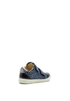 Pepino by Ricosta Lenie Leather Heart Velcro Strap Shoes, Navy