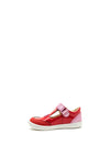 Pepino By Ricosta Mandy Leather T-Bar Shoes, Red