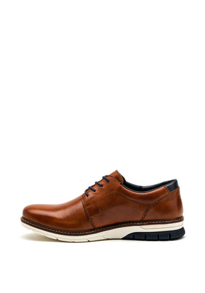 Rieker Men’s Casual Laced Shoes, Tan