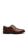 Rieker Mens Lace up Leather Shoe, Brown