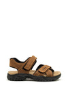Rieker Mens Antistress Velcro Sandals, Brown