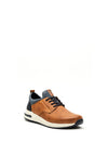 Rieker Casual Contrast Shoe, Tan & Blue