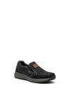 Rieker Mens Slip On Shoe, Blue