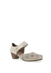 Rieker Womens Low Heeled Shoes, Champagne