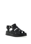 Rieker Womens Evolution Caged Sandals, Black