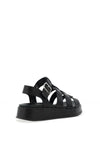 Rieker Womens Evolution Caged Sandals, Black