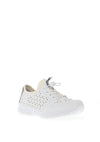 Rieker Womens Laser Cut Trainers, White