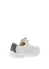 Rieker Womens Laser Cut Trainers, White