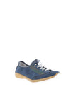 Rieker Womens Elasticated Laced Shoe, Blue