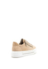 Rieker Womens Leather Memosoft Platform Trainers, Nude