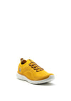 Rieker Womens Memosoft Slip on Knit Trainers, Yellow
