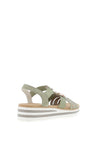 Rieker Flower Strappy Sandals, Green
