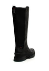 Rieker Womens Evolution Leather Stretch Panel Long Boots, Black